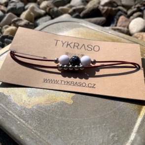 Gumička do vlasů s korálky – náhled č.4