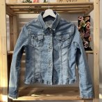 Vyšívaná bunda #004 – džínová - čtvrtý obrázek z galerie