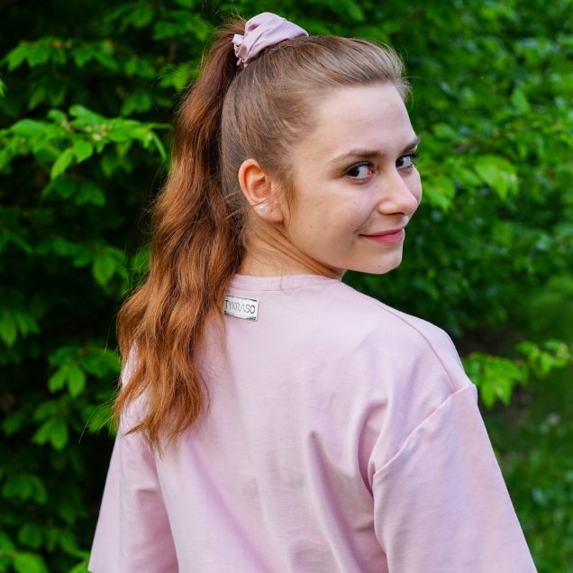Scrunchie – starorůžová