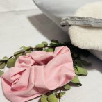 Dárkový set na spaní (spací maska + gumička) – růžová unicorn - čtvrtý obrázek z galerie