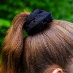 Scrunchie – černá - druhý obrázek z galerie