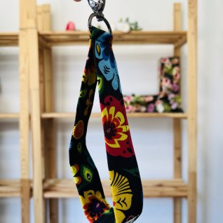 Klíčenka – foklór černá - obrázek 2 z galerie