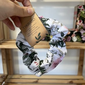 Scrunchie – růže kapradí - první obrázek z galerie