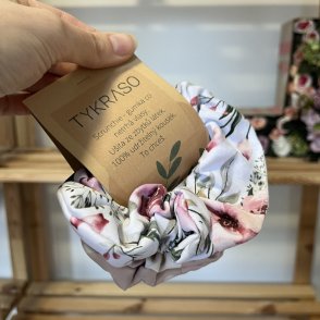 Scrunchie – růže šípková růžová - první obrázek z galerie