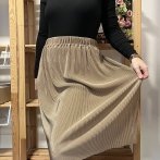 Sukně plisovaná – béžová