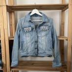Vyšívaná bunda #070 – džínová - čtvrtý obrázek z galerie