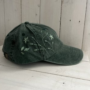 Vyšívaná kšiltovka #021 – lahvově zelená - druhý obrázek z galerie