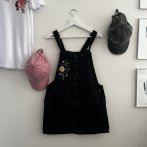 Vyšívané šaty #003 – džínová