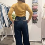 Vyšívané džíny #007 – modrá