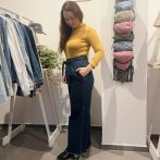 Vyšívané džíny #007 – modrá - druhý obrázek z galerie