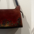 Kožená kabelka – Květy - čtvrtý obrázek z galerie