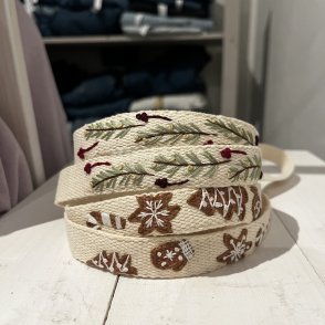 Vyšívaný popruh na telefon – Větvičky - druhý obrázek z galerie