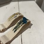 Vyšívaná klíčenka – Chrpy - čtvrtý obrázek z galerie