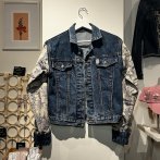 Vyšívaná bunda #099 – džínová - třetí obrázek z galerie