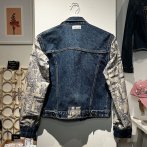 Vyšívaná bunda #099 – džínová - čtvrtý obrázek z galerie