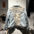 Vyšívaná bunda #101 – džínová - třetí obrázek z galerie