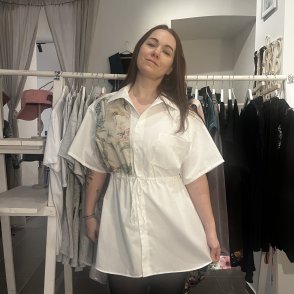 Košile vyšívaná #013 – bílá - první obrázek z galerie