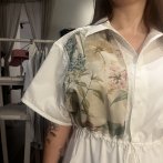 Košile vyšívaná #013 – bílá - čtvrtý obrázek z galerie