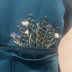 Upcyklovaná vesta #003 – petrolejová - čtvrtý obrázek z galerie