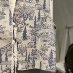 Upcyklovaná vesta #006 – krémová - čtvrtý obrázek z galerie